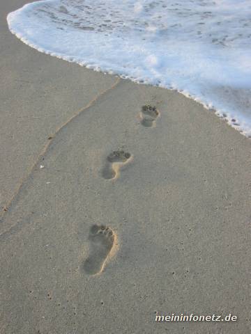 Spuren im Sand